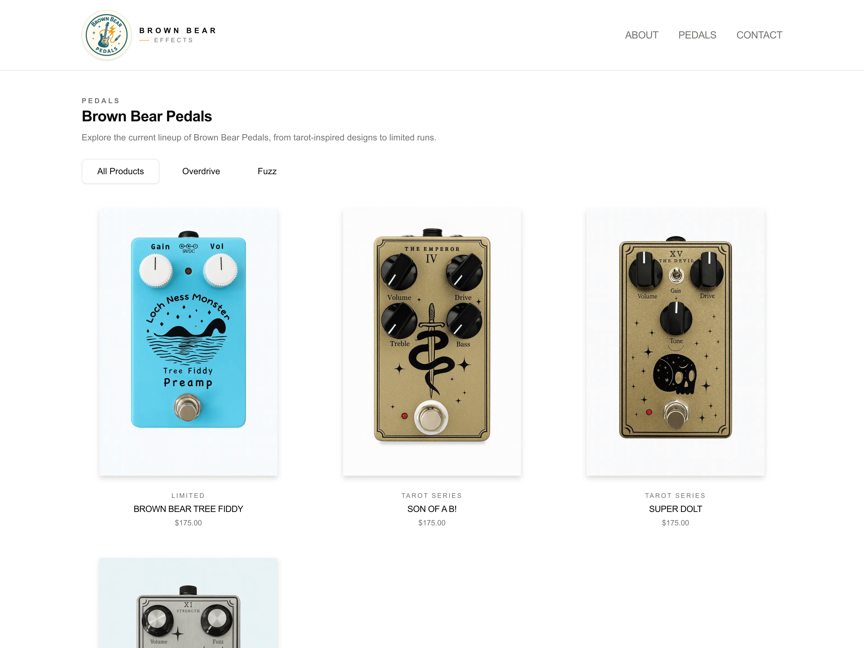 Brown Bear Pedals